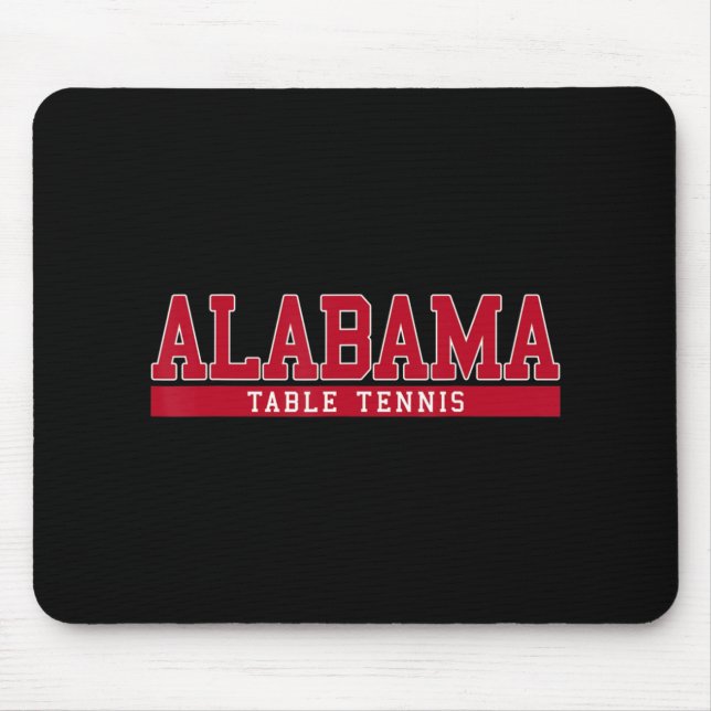 Tapis De Souris Tennis De Table En Alabama (Devant)