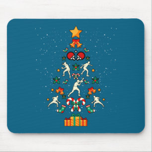 Tapis De Souris Tennis de table Ng Ng Joueur Sapin de Noël Xmas Lo