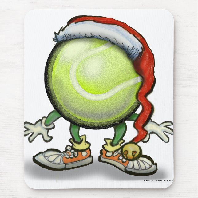 Tapis De Souris Tennis Noël (Devant)