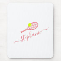 Tennis Sport Monogramme Nom Personnalisé