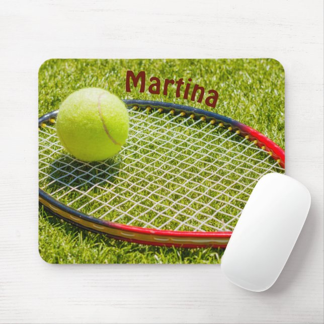 Tapis De Souris Tennis Thème Personnalisé Souris Pad (Avec souris)