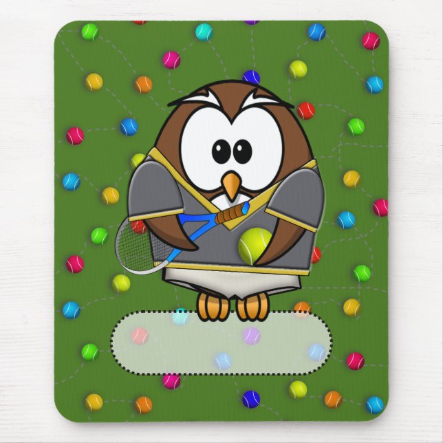 Tapis De Souris tennisman owl (Devant)