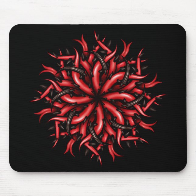 Tapis De Souris Tentacles Gothique Déplaisant Horreur (Devant)