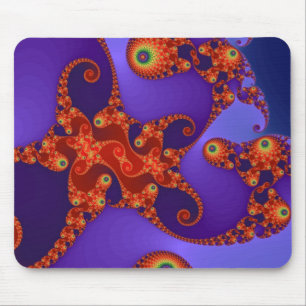 Tapis de souris Tentacules Arc-en-ciel