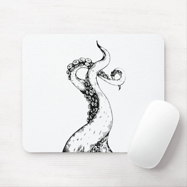 tapis de souris tentacules de pieuvre (Avec souris)