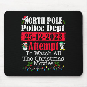 Tapis De Souris Tentative du département de police du pôle Nord de