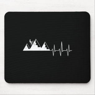 Tapis De Souris Tenue de fréquence cardiaque de vélo de montagne A