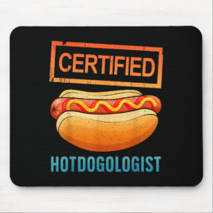 Tapis De Souris Tenue de hotdog cool pour hommes femmes adulte hot