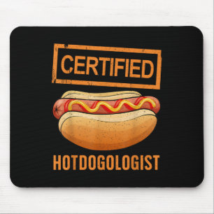 Tapis De Souris Tenue de hotdog cool pour hommes femmes adulte hot
