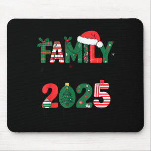 Tapis De Souris Tenue de Noël assortie pour la famille 2025 Squad