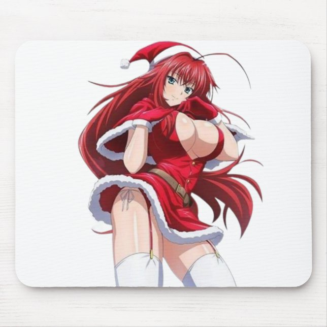 Tapis De Souris Tenue d'hiver de Santa Diva Anime (Devant)