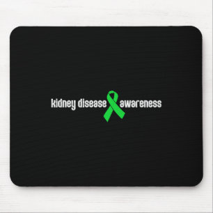 Tapis De Souris Tenues Ruban Vert Cadeau de Sensibilisation à la M