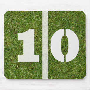 Tapis De Souris Terrain de football Mousepad de 10 lignes