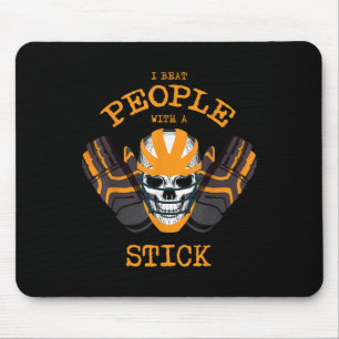 Tapis De Souris Terrain de hockey Drôle de jeu de mots sportif Je