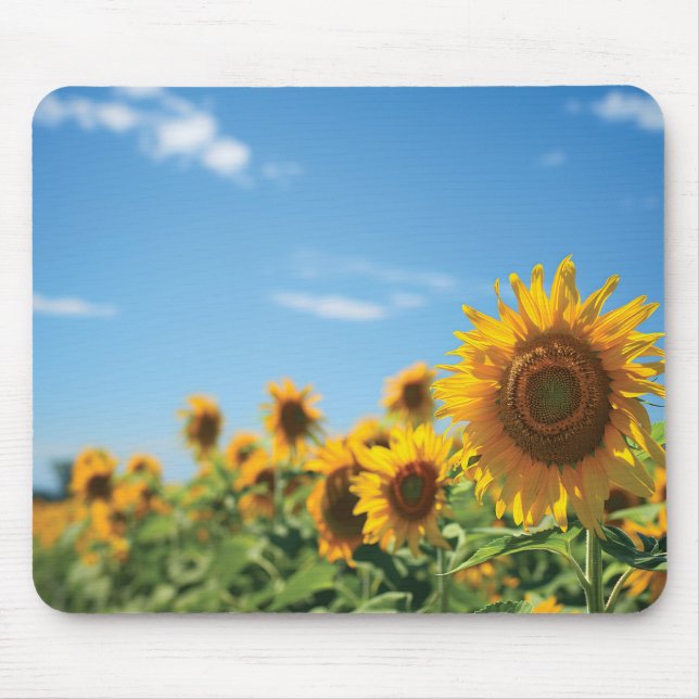 Tapis De Souris Terrain de tournesol (Devant)