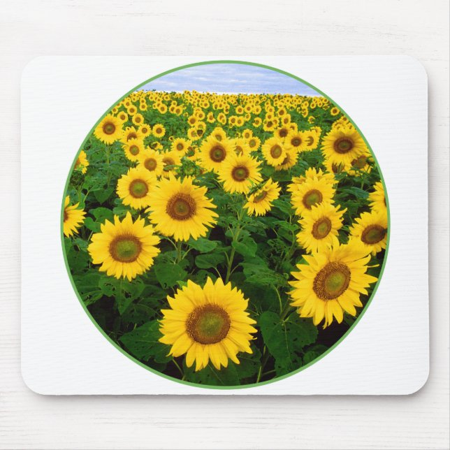 Tapis De Souris Terrain de tournesol (Devant)