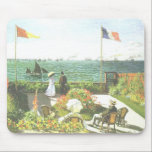 Tapis De Souris Terrasse à St. Atrece Monet Mousepad<br><div class="desc">Terrasse à St. Atrece Monet Mousepad</div>