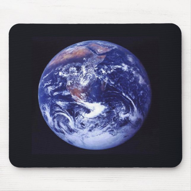 Tapis de souris Terre Apollo 17 Vue de l'espace (Devant)