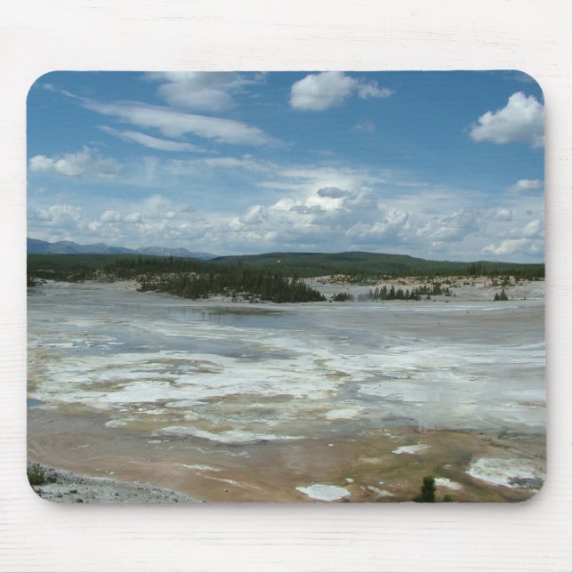 Tapis De Souris Terre chaude de Yellowstone, geyser (Devant)