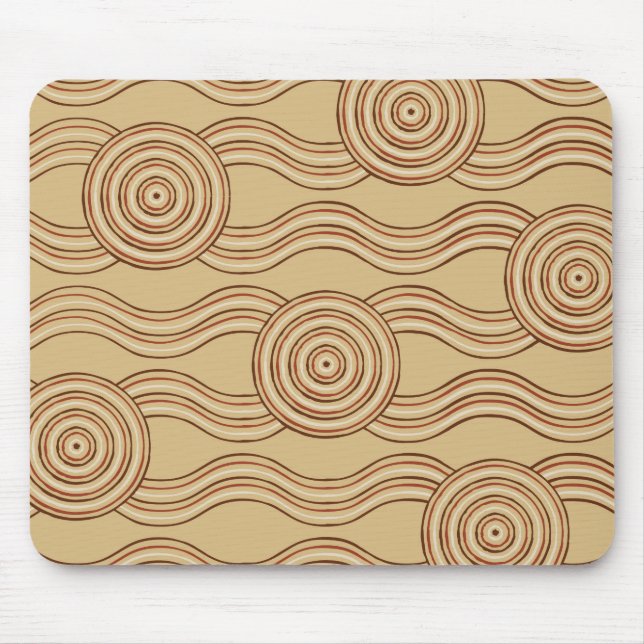 Tapis De Souris Terre d'art autochtone (Devant)