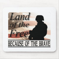 Terre du libre en raison des militaires courageux