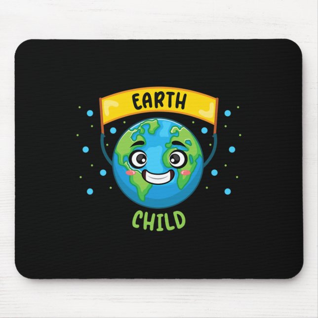 Tapis De Souris Terre Enfant Sauver Planète Enseignant Science Cli (Devant)