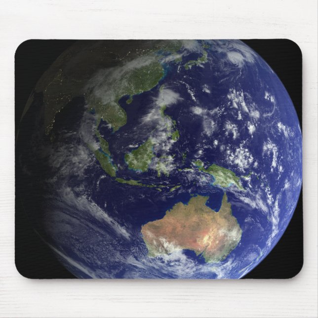 Tapis De Souris Terre entière de l'espace montrant Australie (Devant)