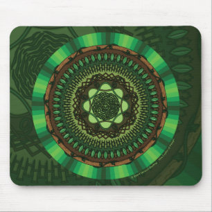 Tapis De Souris Terre Mandala Mousepad