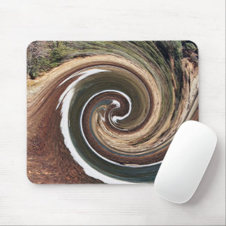 Tapis De Souris Terre Mère et eau tourbillonnantes....