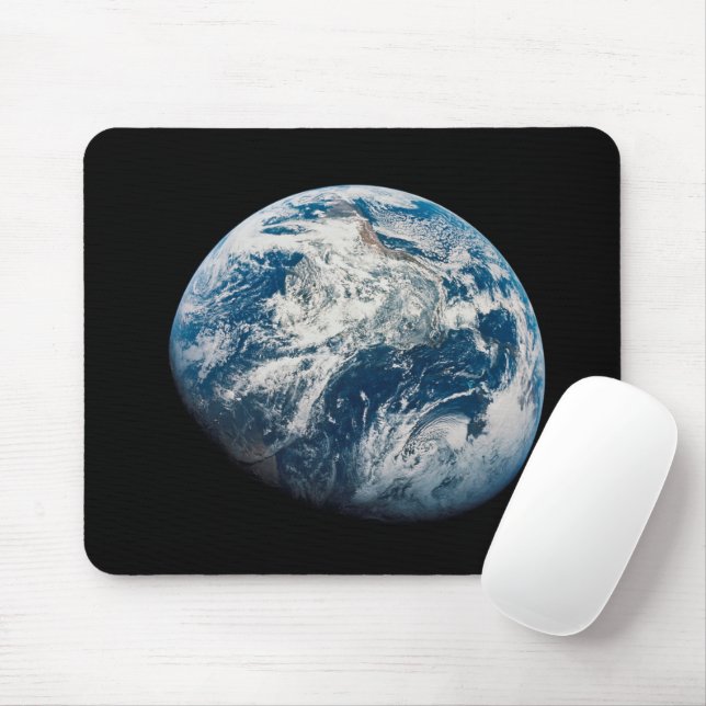 Tapis De Souris Terre Tirée De L'Aollo 8 Spacecraft. (Avec souris)