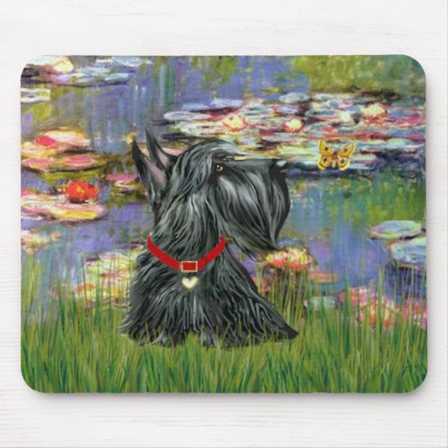 Tapis De Souris Térrier écossais 12 - Lys 2 (Devant)