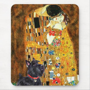 Tapis De Souris Terrier Écossais 6 - Le Baiser