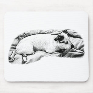 Tapis De Souris Terrier Focalisé, Ascenseur De Bureau Dotée