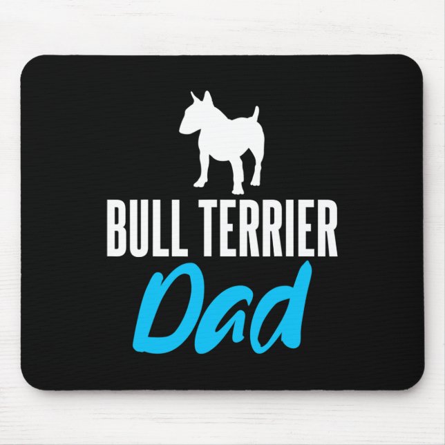 Tapis De Souris Terrier Papa Fun Dit Chiens Propriétaires (Devant)