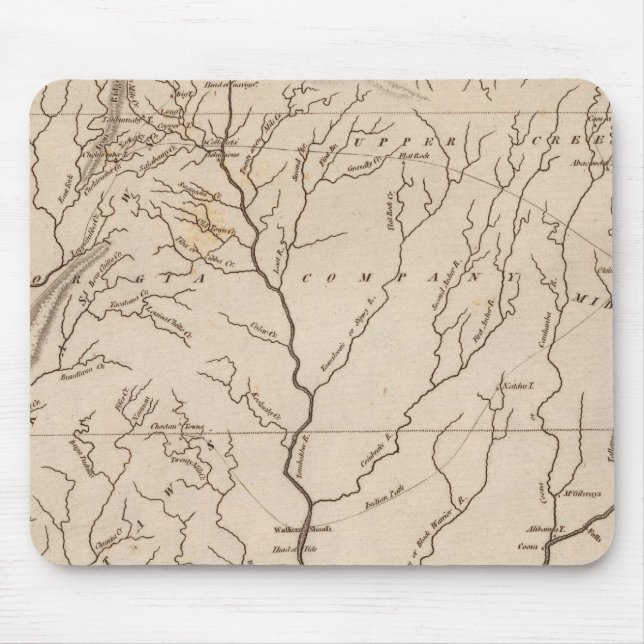 Tapis De Souris Territoire du Mississippi 4 (Devant)