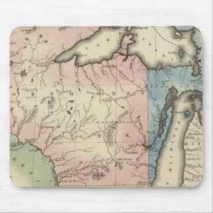 Tapis De Souris Territoires du Nord-Ouest et du Michigan