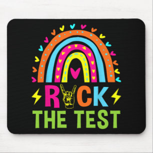 Tapis De Souris Test Rainbow Testing Day Enseignant de motivation