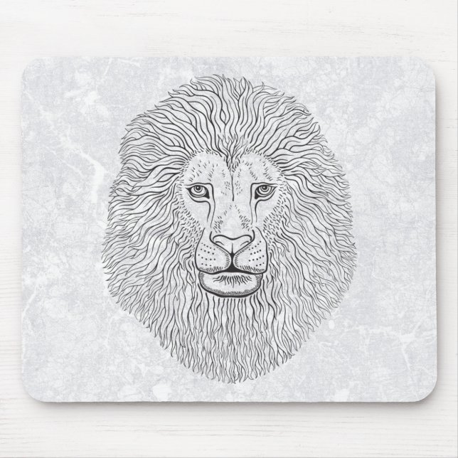 Tapis De Souris Tête de lion (Devant)