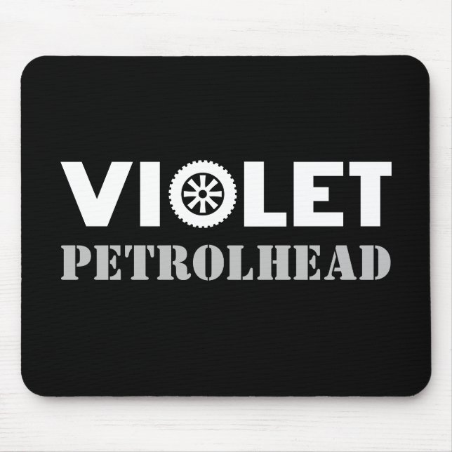 Tapis De Souris Tête de pétrole violette (Devant)