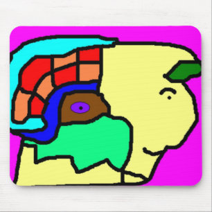 Tapis De Souris Tête de statue