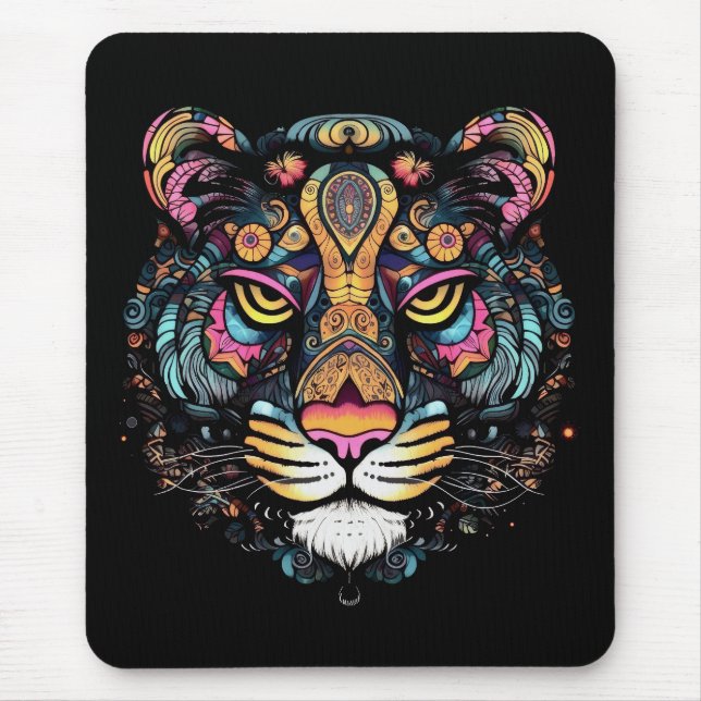 Tapis De Souris Tête de tigre  (Devant)