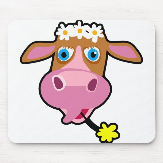 Tapis De Souris Tête de vache (Devant)