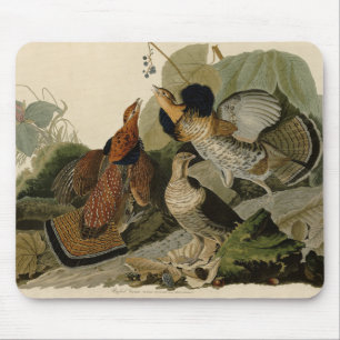 Tapis De Souris Tétras rouffés - Audubon's Birds of America Po