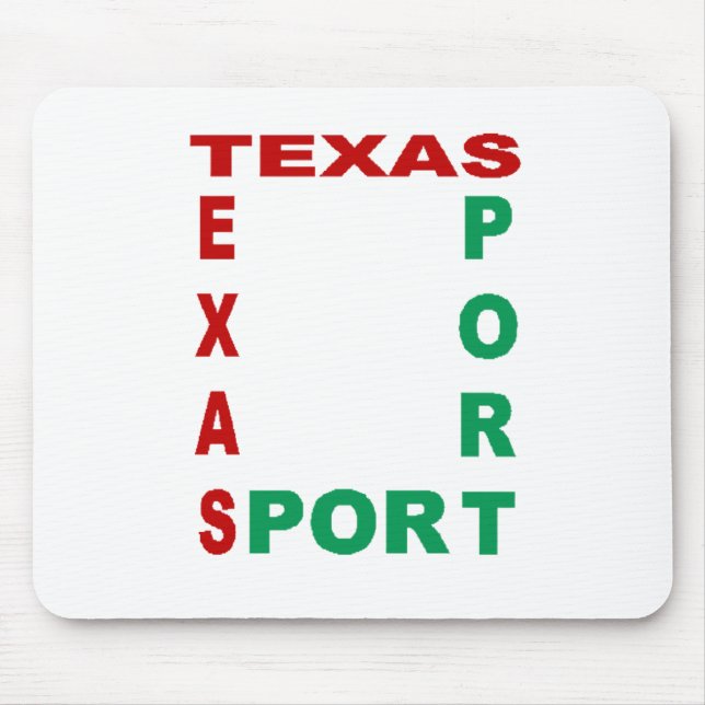 Tapis de souris  TEXAS  SPORT (Devant)