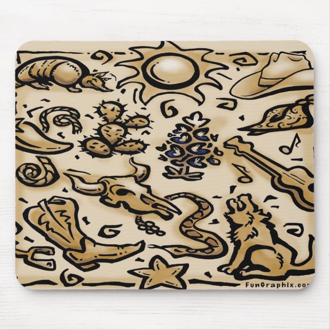 Tapis De Souris Texas Thang (Devant)