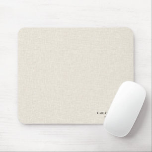 Tapis De Souris Texte Noir Sur Toile De Lin Beige Avocat De L'immi