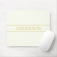 Texte personnalisable simple et élégant | Or blanc