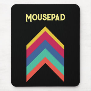 Tapis de souris Texte personnalisé Flèches vers le