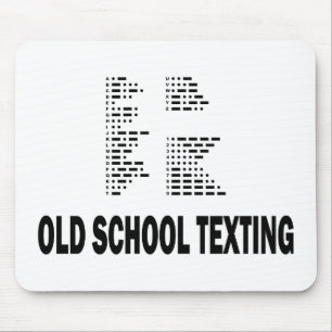 Tapis De Souris Textes de la vieille école
