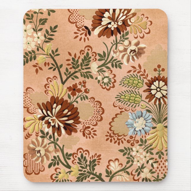 Tapis De Souris Textile Damas du 17ème siècle - Mousepad (Devant)